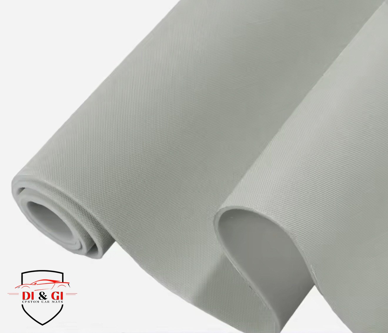 Tessuto grigio chiaro per rivestimento cieli auto