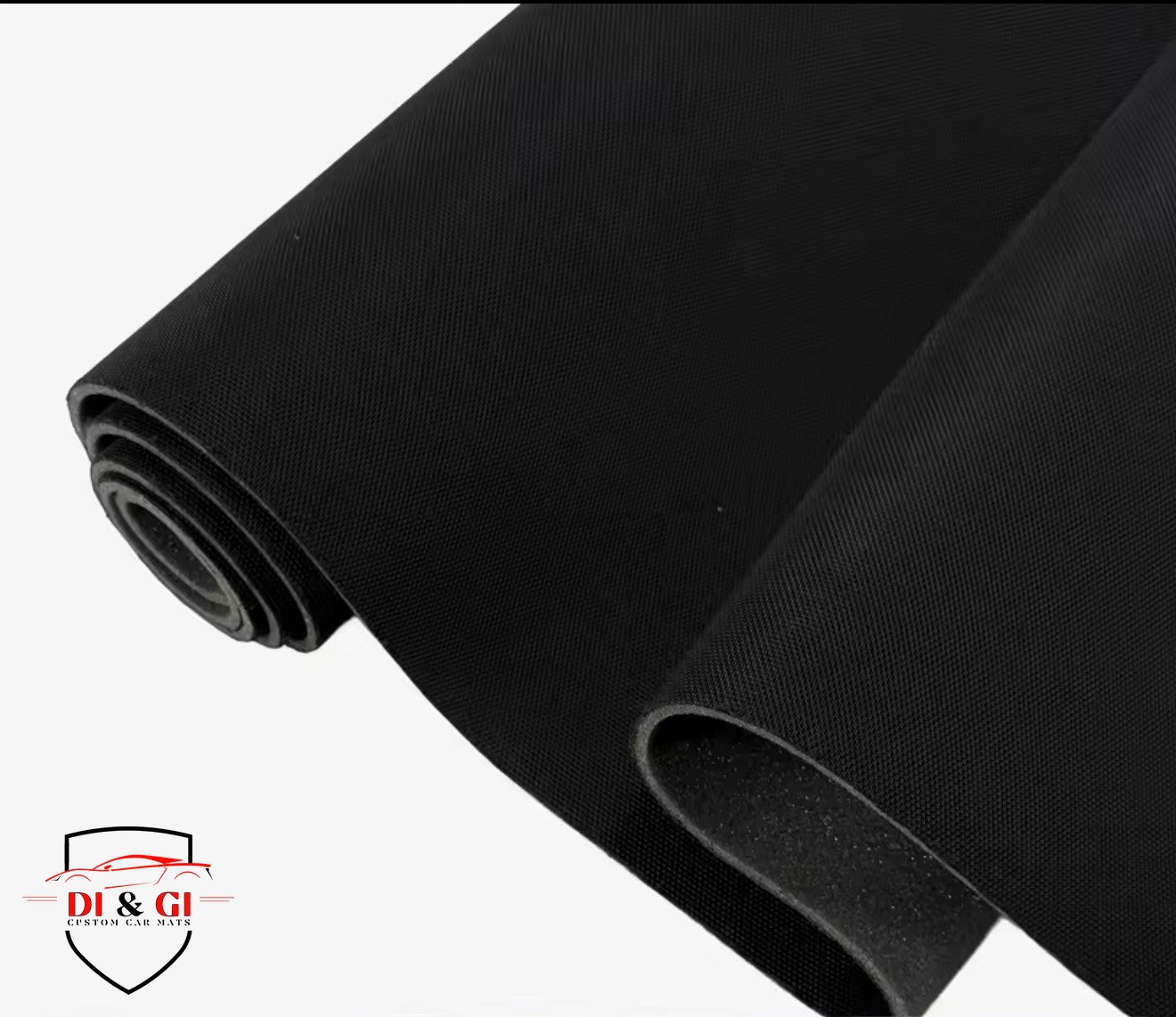 Tessuto nero per rivestimento cieli auto